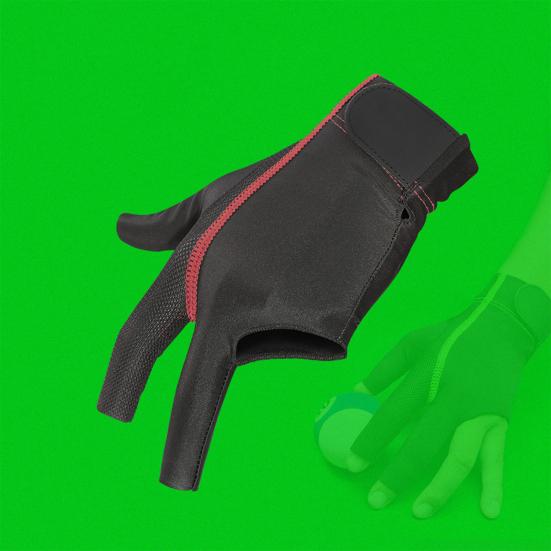 1 шт. 3-пальцевые перчатки для бильярда для левой руки, спортивная перчатка для снукера для мужчин и женщин, аксессуар для бильярдного стрелка