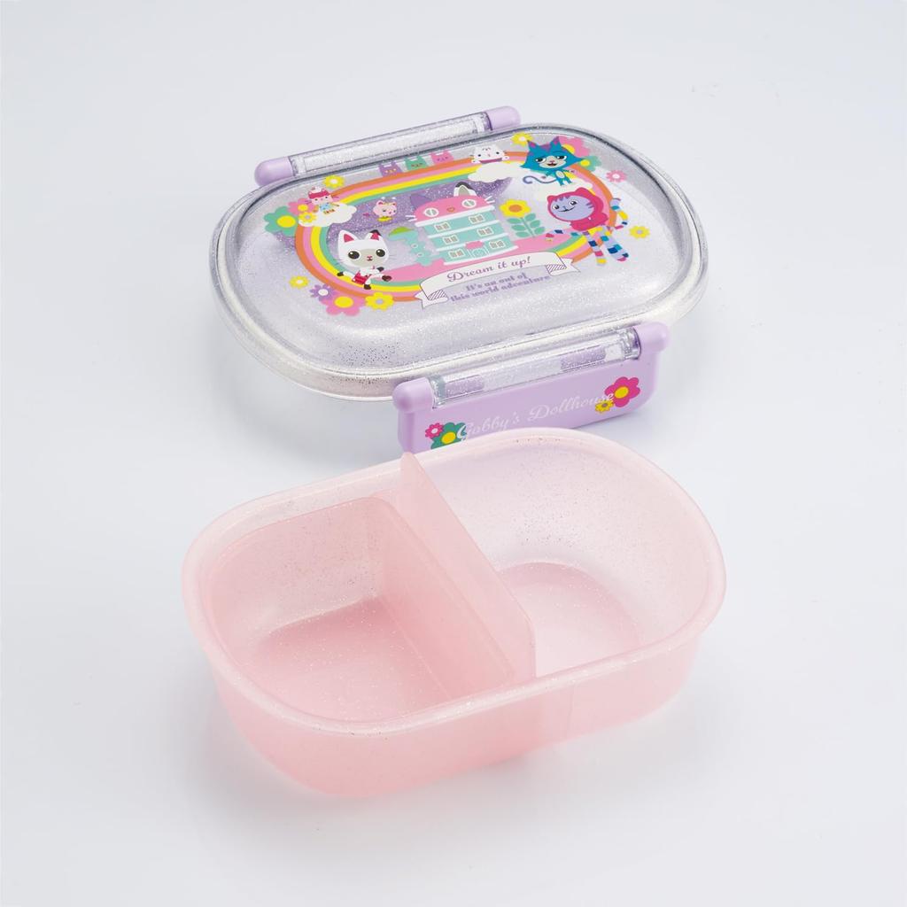 Skater Bento Fluffy Serving Single 360ml Made in Dishwasher and Microwave Dollhouse Children's Box, Capacity, Tier, Capacity, Japan, Safe, Gabby's 26,