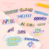 Embroidery Label Clothing Accessories English Letter Patch Sticker DIY Hand Account Sticker Embroidery Sticker Cloth Sticker