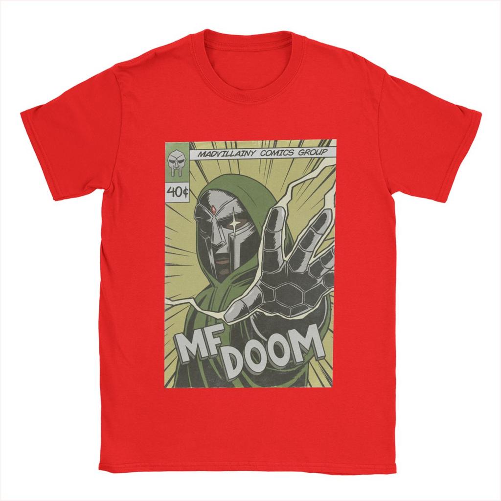 Комиксы Madvillain Певец Mf Dooms Madlib Футболки Мужские 100% Хлопок Футболка Круглый Вырез Футболка Короткий Рукав Одежда Вечеринка