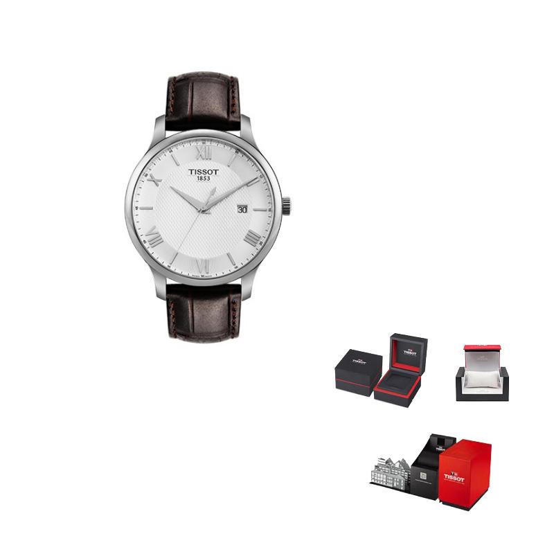 Tissot Коллекция Junya Кварцевый механизм Модный тренд Мужские часы Часы 42 мм Серебристый циферблат Корпус из нержавеющей стали T063.610.16.038.00