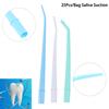 25 Pcs Dental Disposable Elbow Saliva Ejector Suction Tube Surgical Aspirator