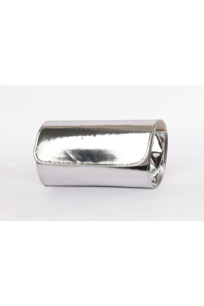 Women's Stylish and Useful Evening Dress Bag Silver Mirror Evening Dress Bag