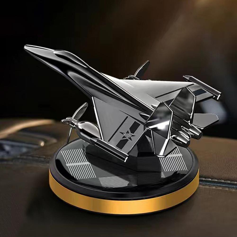 Car Perfume Aromatherapy Car Solar Power Car Air Freshener Airplane Rotating Aromatherapy Oil Diffuser Lasting Fragrance