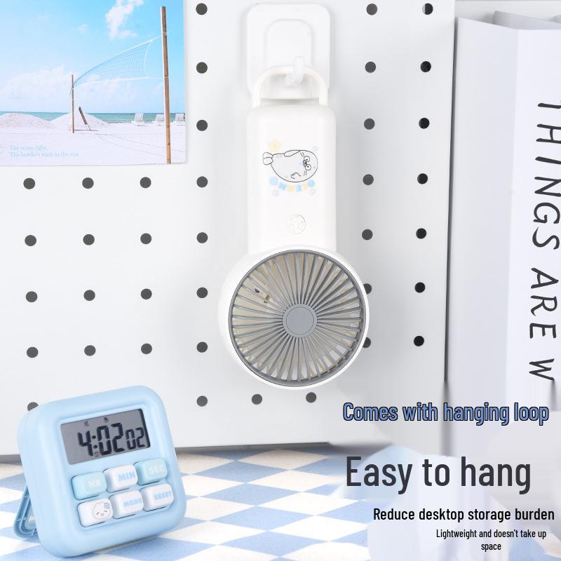 Portable Silent USB Mini Fan with High Wind Power for Desktop and Handheld Use