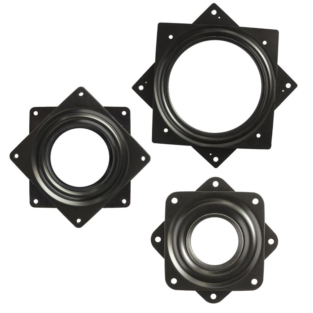 Metal Rotating Swivel Bearing Plate Parts Smooth Rotation Easily Install Accessories for Magazine Racks Sturdy Multifunctional