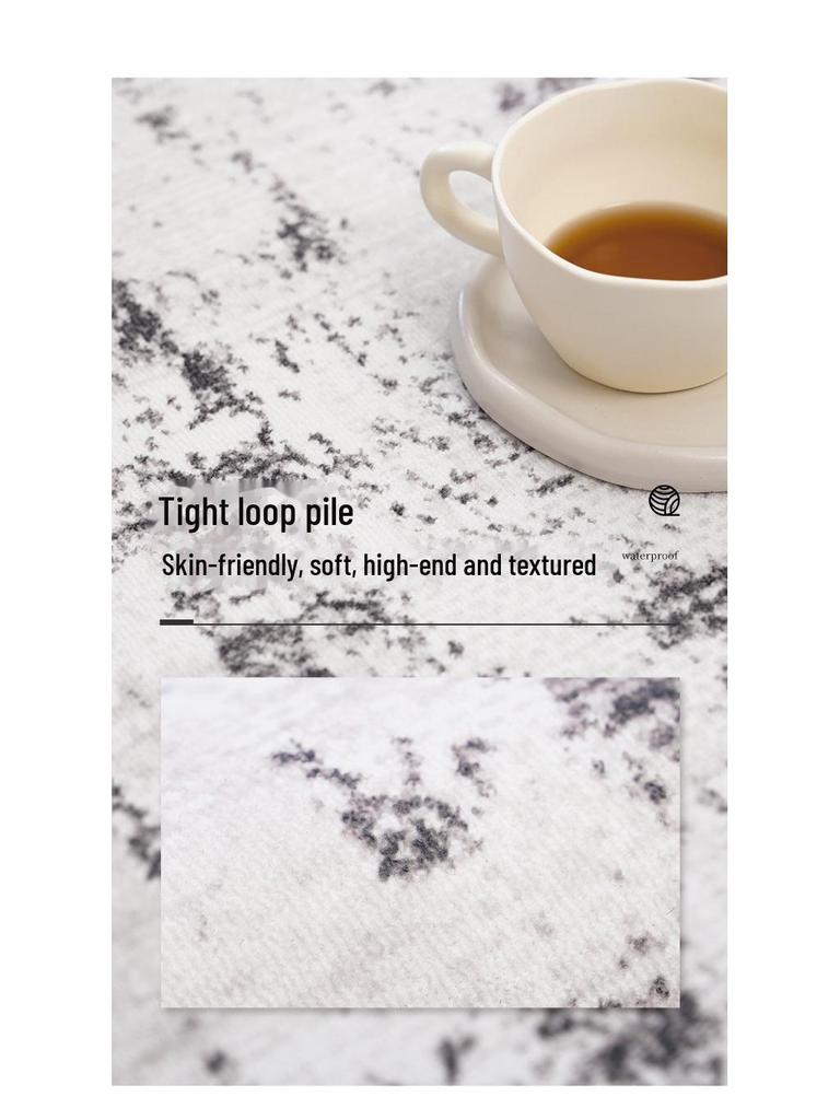2024 Высококачественный ворсовый ковер с петлями для гостиной, спальни и журнального столика – большой напольный коврик