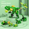 Совместимый конструктор Lego, машинка-динозавр, военная развивающая игрушка для мальчиков