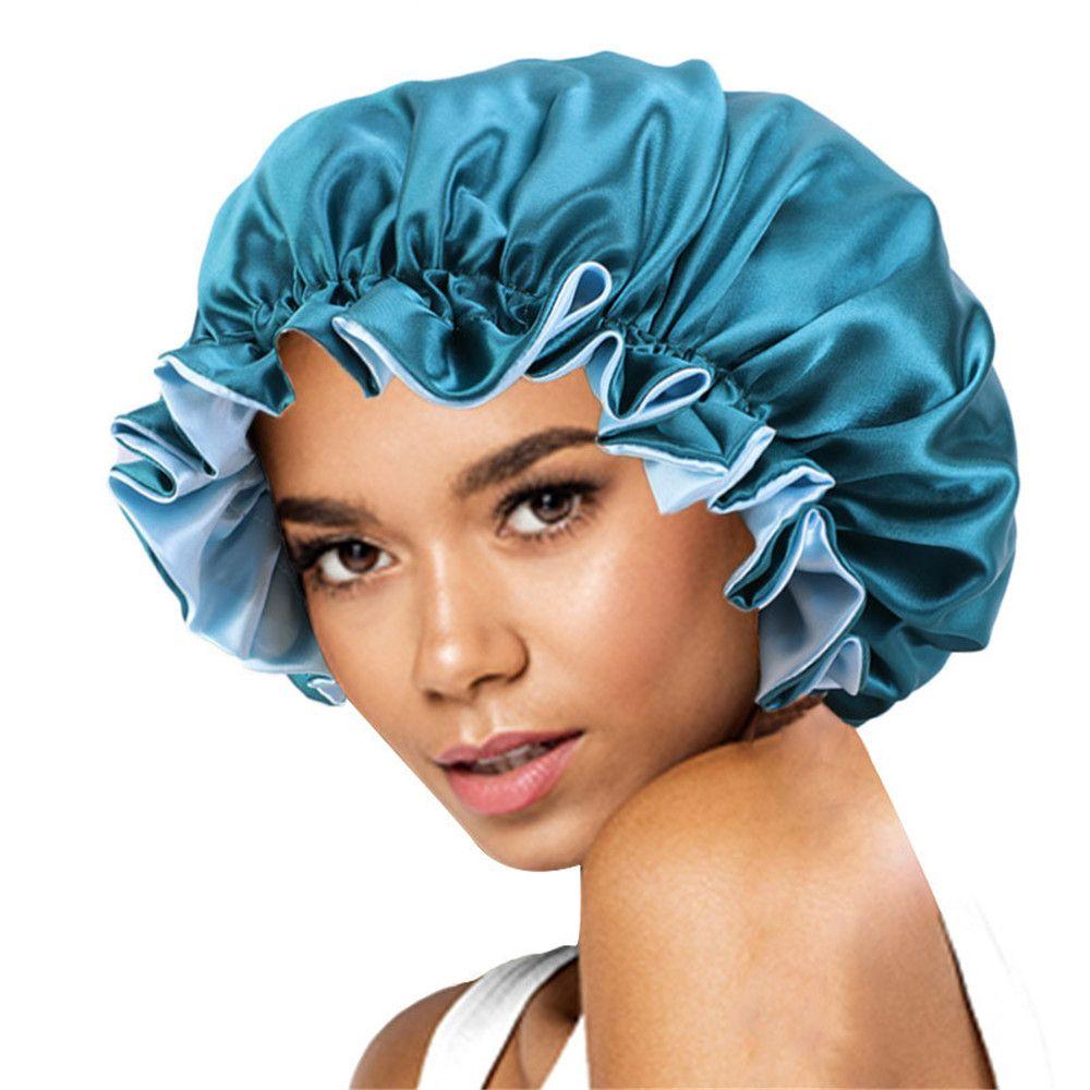 Hair Loss Cover Hair Styling Accessories Night Sleep Hat Chemo Caps Satin Bonnet Head Wrap Hats
