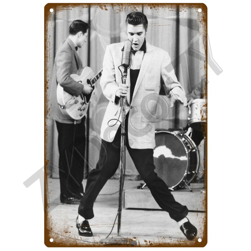 Rock and Roll Metal Sign Band Tin Sign Decorative Plates Vintage Poster Stickers Man Cave Music Home Bar Wall Decor Plaque Art