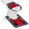 Non-Slip Cute Christmas Toilet Seat Covers Creative Santa Claus Bathroom Mat Xmas Supplies for Home New Year Navidad Gift Decor