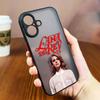 Горячая певица Лана Дель Рей Матовый чехол для телефона Apple iPhone 16 16E 15 14 13 12 11 Pro XR XS X 8 7 SE Plus Max Прозрачный Жесткий Funda