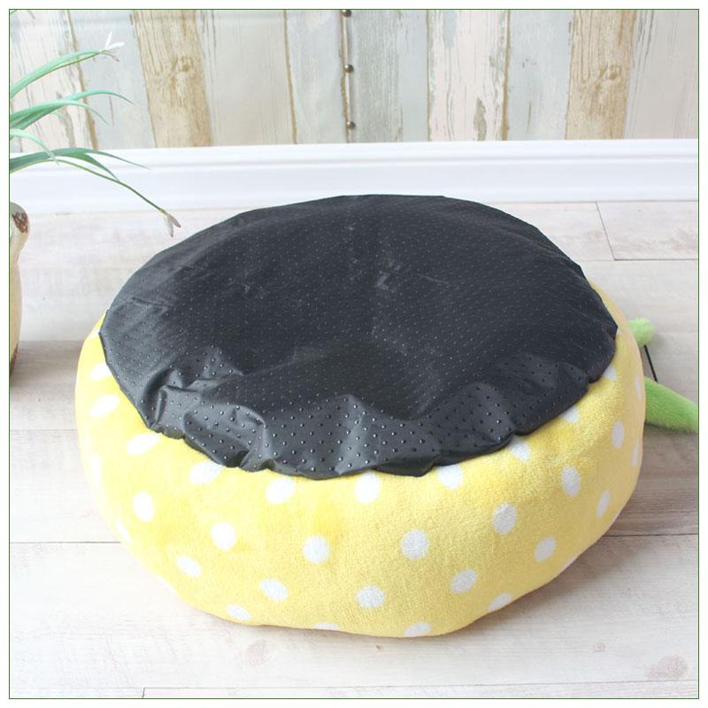 Питомник для домашних животных, мягкий круглый шезлонг для домашних животных для маленьких и средних собак, спальная подушка, теплое кошачье гнездо, корзина для щенка, плюшевый диван для чихуахуа