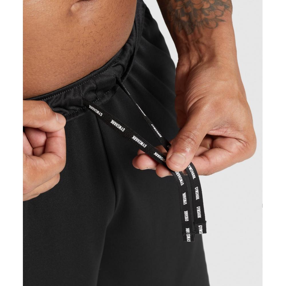 Gymshark Тренировочные шорты черные A2c5s Bb2j