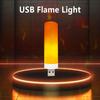 Мини светодиодная USB атмосферистая лампа, мерцающие свечи-огоньки, лампа для чтения для Power Bank, освещение для кемпинга, световой эффект