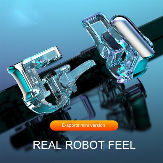 2Pcs GT01 Trigger Buttons Mini Multifunctional Metal Game Trigger Controller Fire Buttons for Smart Phones