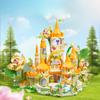 603pcs Girl Series Fairy Tale Princess House Garden Castle Girl Assembly Building Blocks Toy Gift No Box
