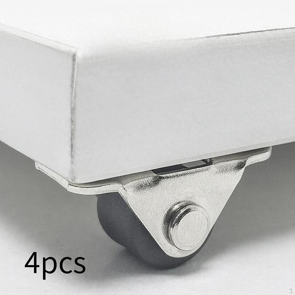 4 шт. резиновых ролика, бесшумные маленькие колесики, скользящий ролик для стульев верстака