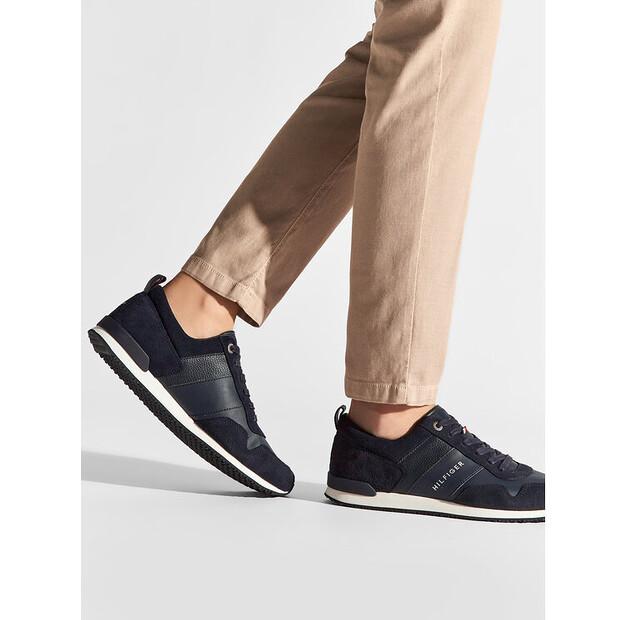 Кроссовки Tommy Hilfiger Iconic Leather Suede Mix Runner