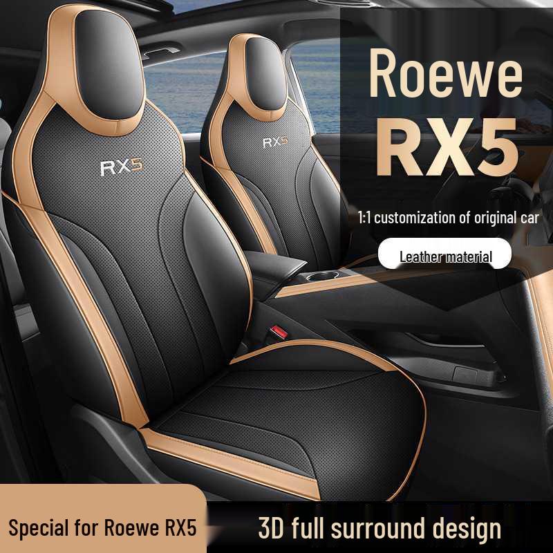 Leather Car Seat Cushion for Roewe RX5 - All-Season, Five-Seater Design