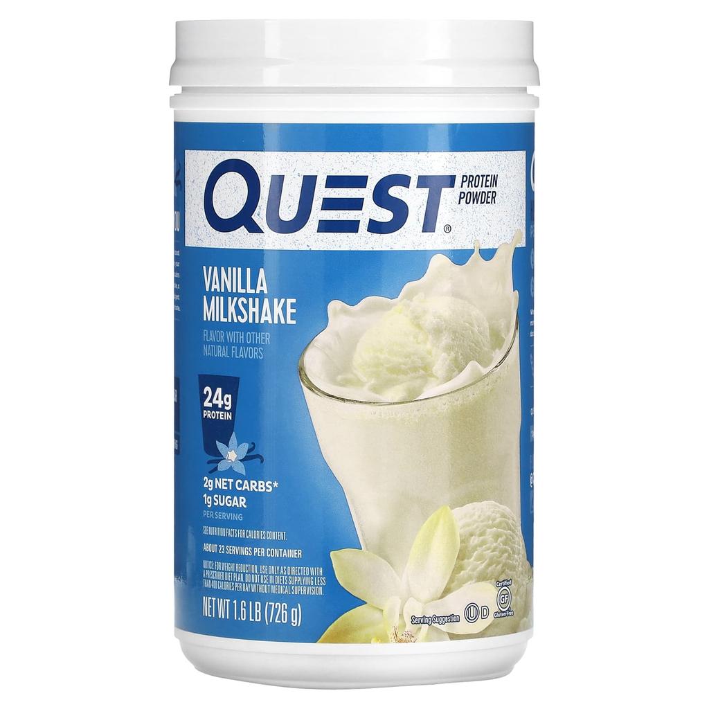 Quest Nutrition Protein Powder, Vanilla Milkshake, 1.6 Lb (726 G)