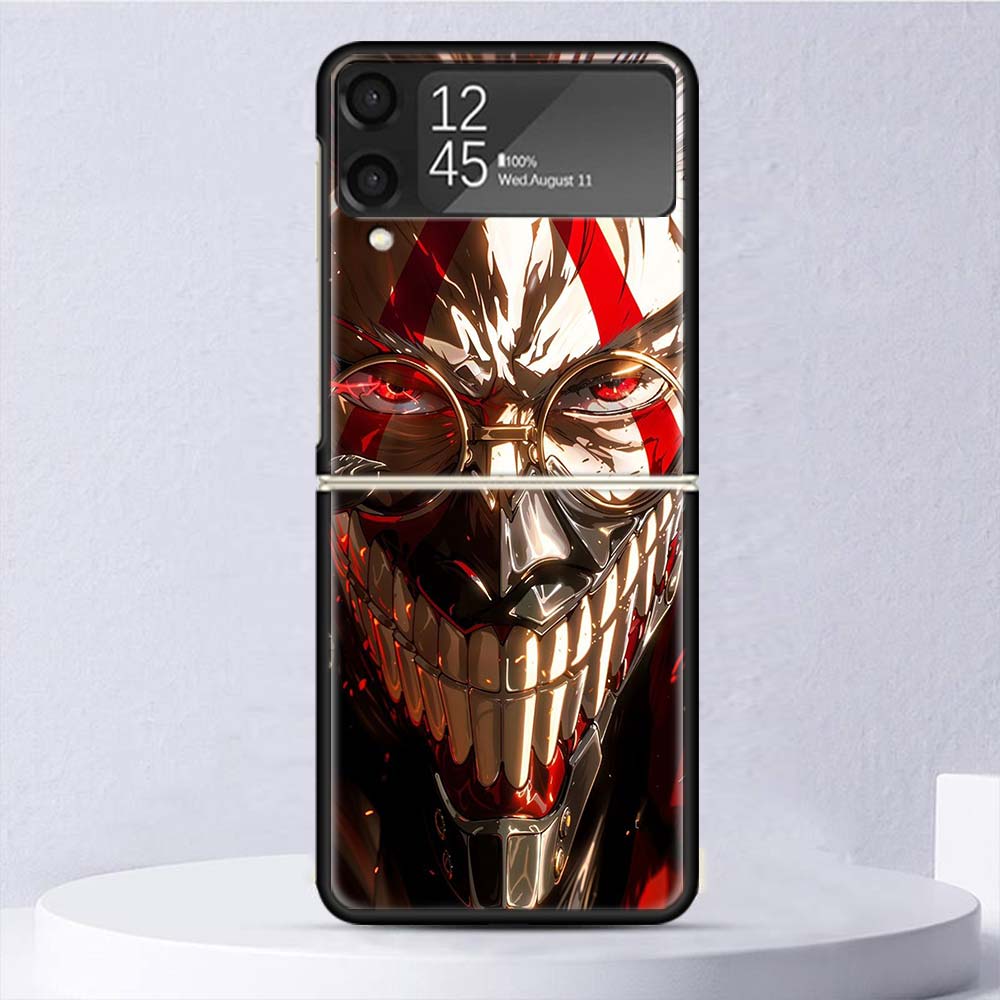 Аниме D-Dandadans Okarun Ударопрочный Чехол Для Samsung Galaxy Z Flip 7 6 5 4 3 5G Чехол для Телефона Z Flip3 Flip4 Flip5 Flip6 Flip7 Shel