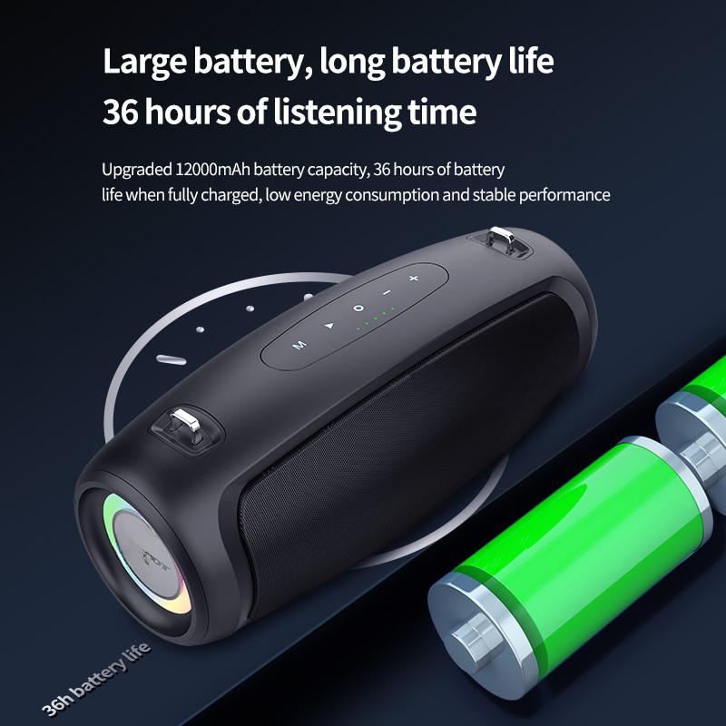 Портативный Bluetooth-динамик S37L мощностью 40 Вт с выходной мощностью Bluetooth-динамик с превосходными басами HIFI-динамик