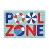 Pool Zone Metal Sign Its  OClock at the Pool Vintage Pool Sign Funny Pool Decor Tiki Bar Wall Art Outdoor Decor