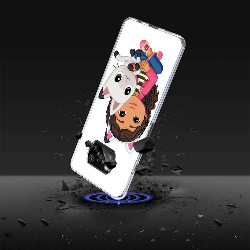 Cartoon Gabbys Dollhouse Phone Case For Xiaomi Poco X7 X6 X5 Pro F7 Ultra Redmi 15C 15 13 13C 12 12C 10 10A 10C 9 9A 9C 9T Shell