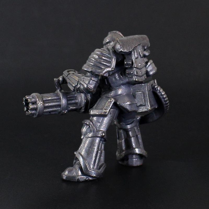 Brass Antique Soldier Model Home Office Desktop Figurine Creative Decoration Trendy Keychain Accessories Small Ornament