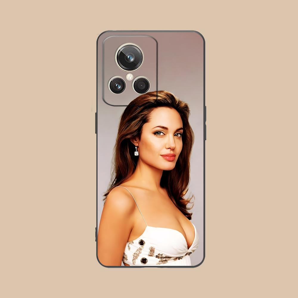 Angel Jolie Mobile Cell Phone Case for Realme 15 14 13 12 11 10 9 Pro Plus T i Lite 5G Colorful Printing Cover Smartphone Luxury