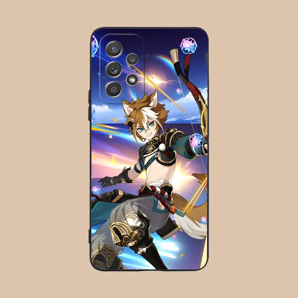 Game GI Gorou Mobile Phone Case for Samsung Galaxy M55 54 42 35 34 33 32 23 22 15 14 13 12 F55 5G Colorful Cover Luxury Pretty