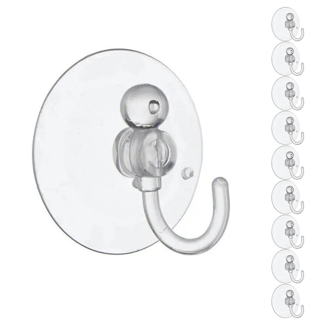 Key Hook Suction Cup Hook Pendants Hook Home Decor Holiday Decoration Reusable Quick Installation DIY Projects