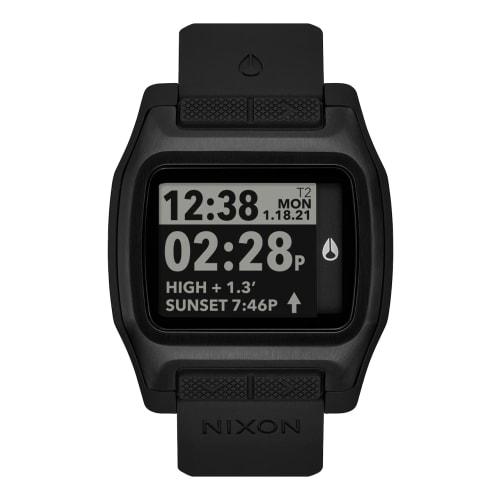 NIXON High Tide Shock-Resistant Digital Watch for Men and Women (All Black)