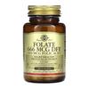 Solgar Folic Acid 400mcg 250 Tablets 4th Generation Activated Folic Acid Water-soluble Vitamin B Group B Complex