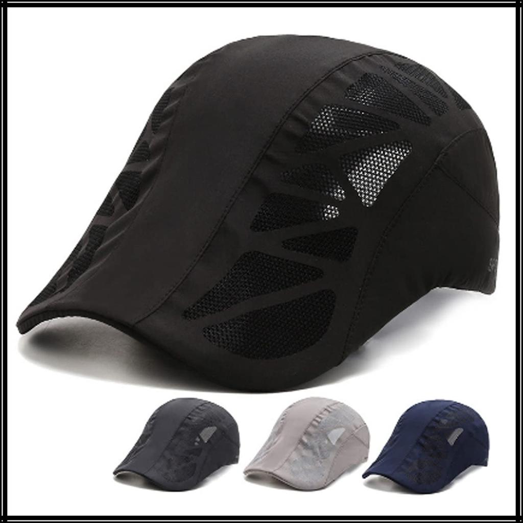 Охотничья сетчатая кепка с логотипом, беговая спортивная, легкая, быстросохнущая CA500 [Белый Клык] Мужская (черный)