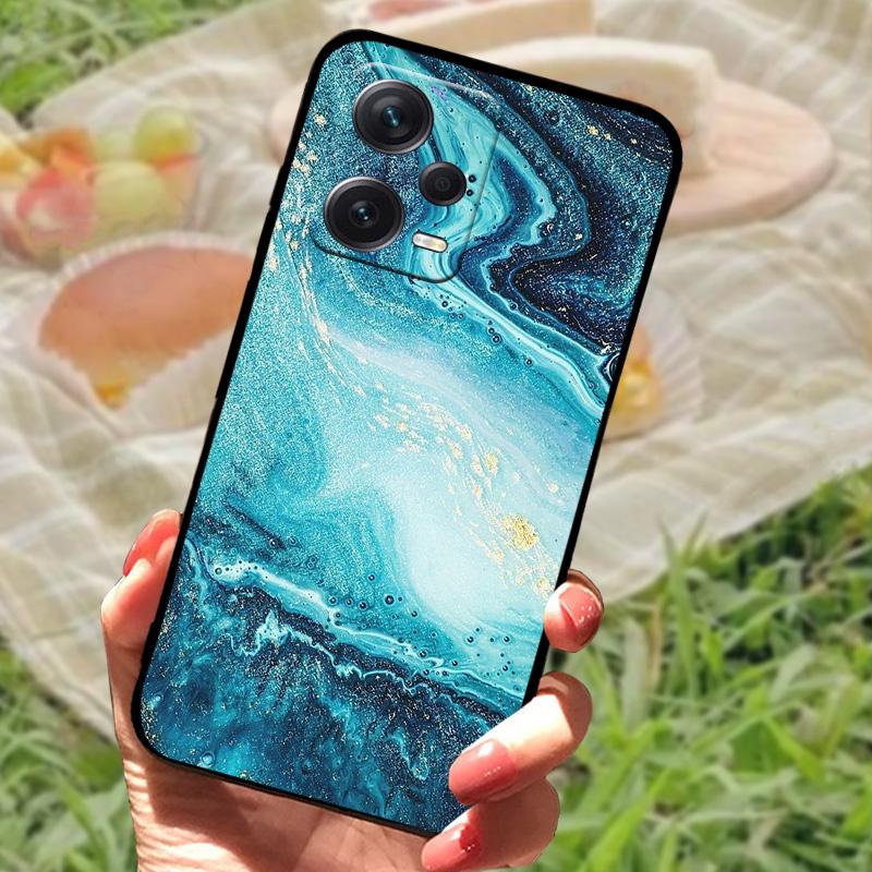 Чехол для Xiaomi Redmi Note 12 Pro 5G, Мягкий силикон, Ударопрочный ТПУ, Funda для Redmi Note 12 Pro 5G NFC, Защитный Capa