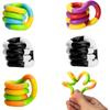 3pcs Stress Relief Finger Toys Twisty Fidget Toy Anxiety Stress Relief Feeling Winding Toys Brain Toys Gift for Kids Adults