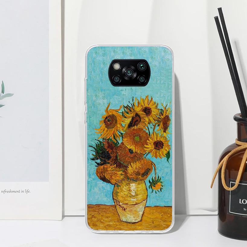 Van Gogh Oil Art Painting Phone Case For Xiaomi Poco X7 X6 X5 M7 M8 Pro F7 Ultra Redmi 15C 15 13C 13 12C 12 10 10C 10A Art Funda