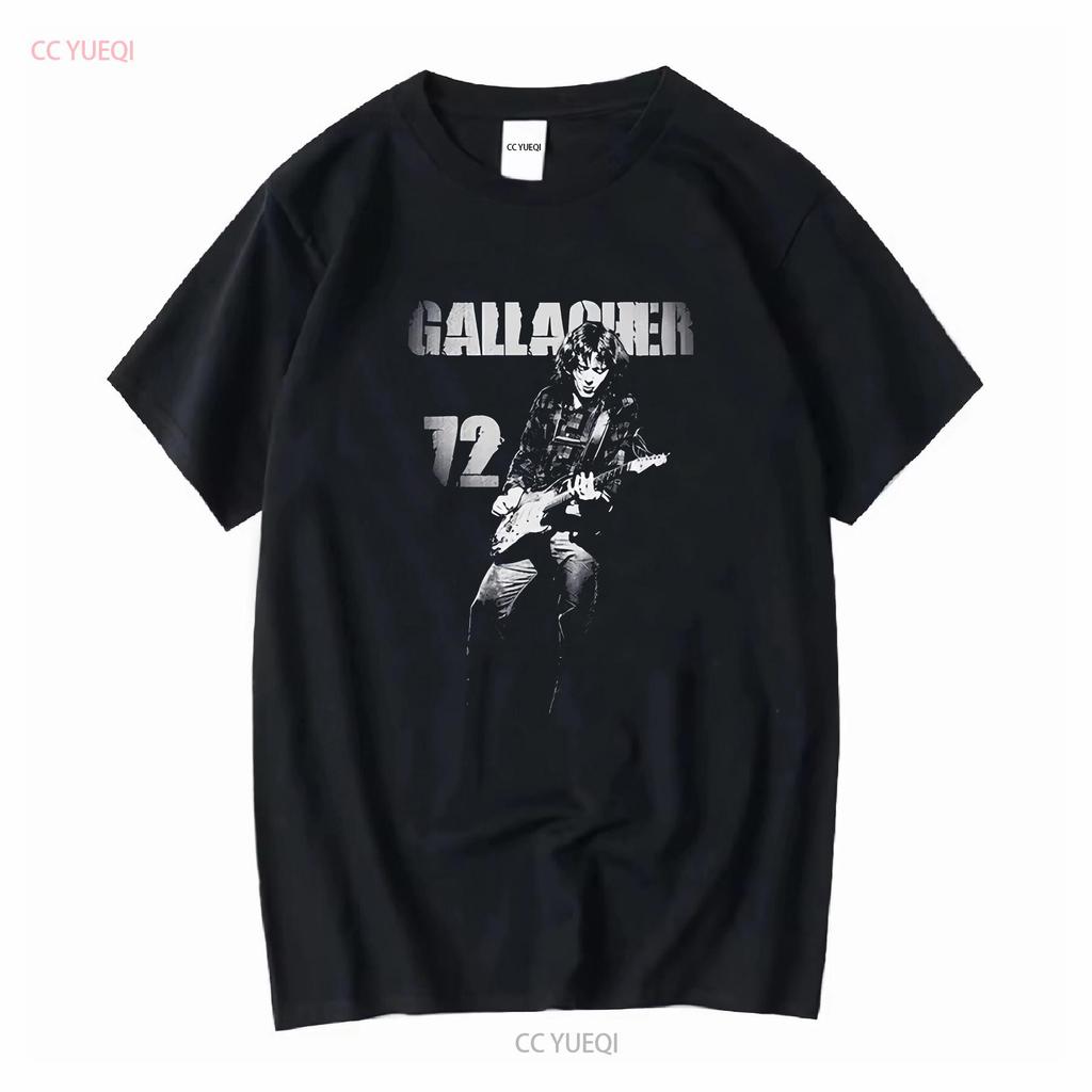 Rory Gallagher 72 T Shirt Vintage S 3XL long or short sleeves vintage Washed designer clothes Versatile graphic Stylish
