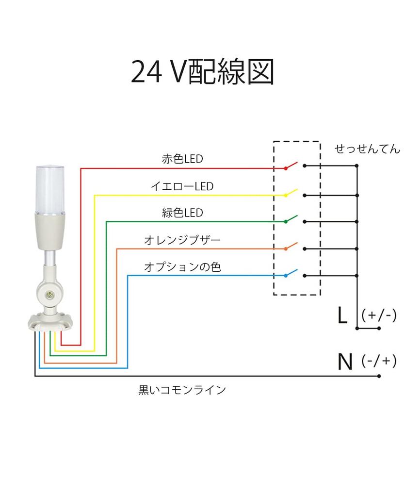 Warning LED Signal Tower Warning Emergency Machine Signal Low Power High for Industrial Machine Tools 3-Color Light, Single-Layer Light, Lamp, 24V,