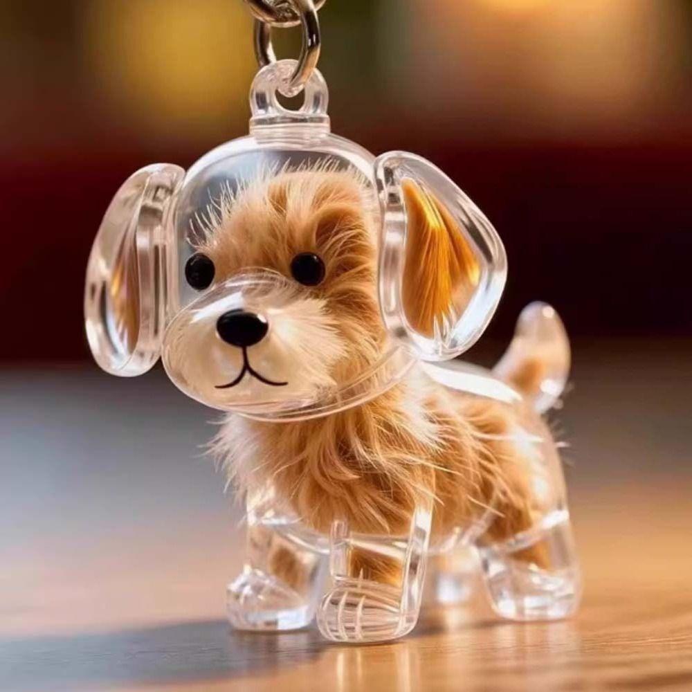 Брелок в форме собаки для хранения шерсти питомца, уход за шерстью, щенячьи подвески, коробочка для хранения шерсти собаки, ювелирный подарок