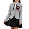 Graduation Ceremony Elementary School Girl Formal Set of Jacket Skirt Ribbon Tie Bridget 160cm [Arisana] Suit, Children's Clothing, (4-piece + + +