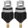 2Pcs Air Pump Inflator Surfboard Paddle Board Canoeing Adapter Heads Accessory