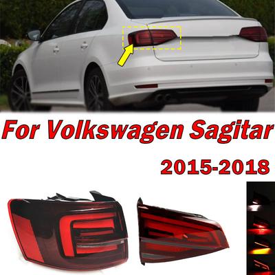 Для Volkswagen VW Sagitar 2015 2016 2017 2018 Автозапчасти Задний фонарь Предупреждающий стоп-сигнал Сигнальный фонарь Сборка заднего фонаря автомобиля