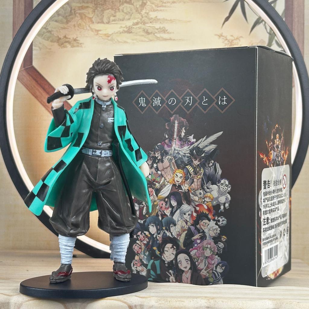 Аниме Фигурка Фигурки Клинок Рассекающий Демонов Kimetsu No Yaiba Кукла Танджиро Незуко Зеницу Фигурка Иносуке Воин Фигурка Действия Модель Игрушки