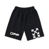 1027 Off-White 2026 Spring/Summer New OW Palm Letter Pattern Men's and Women's Casual Loose Shorts