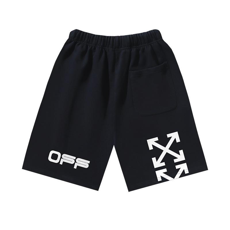 1027 Off-White 2026 Spring/Summer New OW Palm Letter Pattern Men's and Women's Casual Loose Shorts