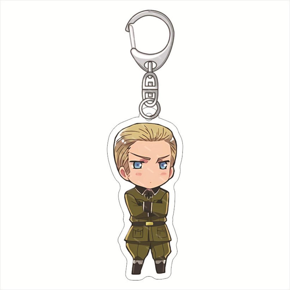 Charm Cartoon Anime Fan Gift HD Character Hetalia APH Anime Cosplay Acrylic Keychain Model Plate Themed Series 6cm