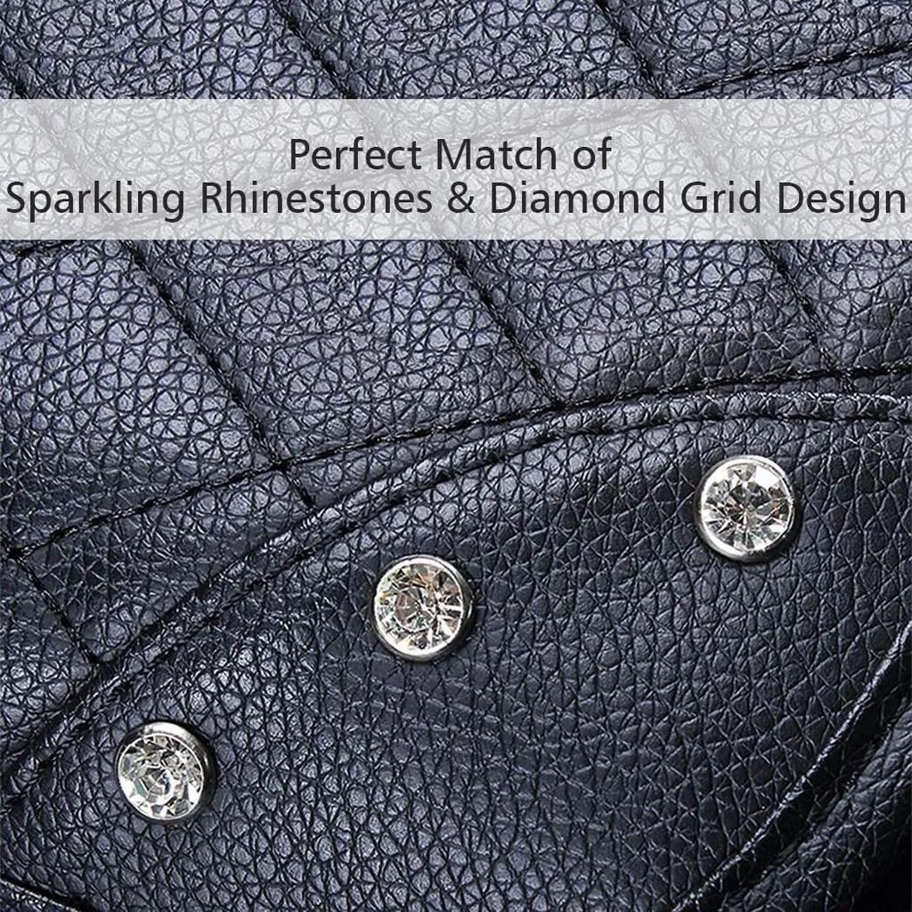 Универсальный подлокотник для центральной консоли, подушка для подлокотника, автомобильные аксессуары с бриллиантами для женщин, чехол на подлокотник для центральной консоли для внедорожника